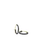 Nina Nguyen Jewelry - Gold & Oxidized Hoops