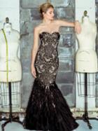 Colors Couture - J039 Strapless Mermaid Evening Gown