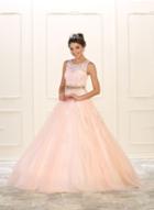 May Queen - Lk90 Two Piece Embellished Ballgown