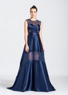 Ashley Lauren - 1115 Wrap Silk Evening Dress