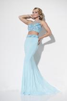 Studio 17 - 12564 Two Piece Beaded Trumpet Gown