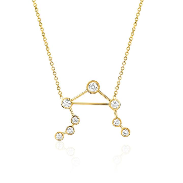 Logan Hollowell - Libra Diamond Constellation Necklace