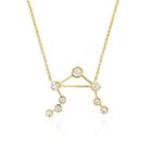 Logan Hollowell - Libra Diamond Constellation Necklace