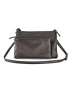 Mofe Handbags - Kairos 2-pocket Crossbody Gold Roast Coffee / Genuine Leather