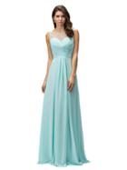 Dancing Queen - Entrancing Crisscrossed Ruched Illusion Sweetheart Chiffon A-line Dress 9202