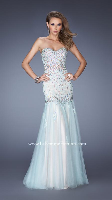 Gigi - Special Embellished Strapless Trumpet Dress 20220