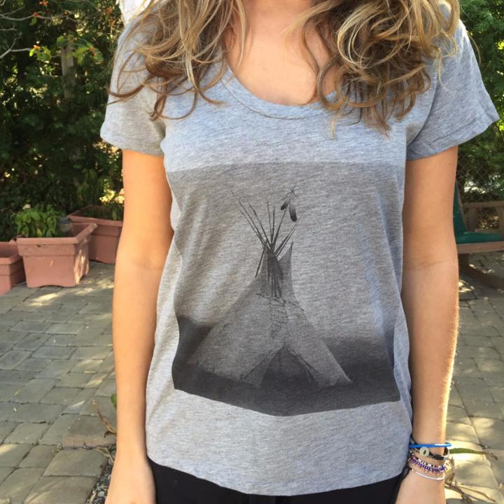 Moondance Crew T-shirt In Heather Grey