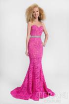 Terani Prom - Open Back Mermaid Gown With Embelished Waist 1712p2645