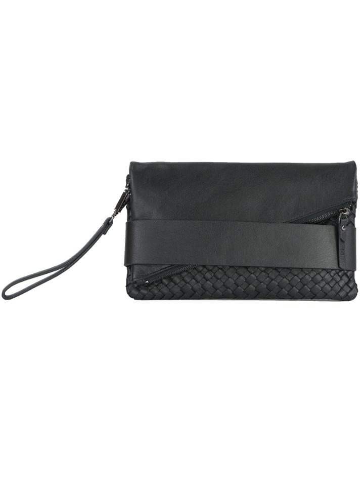 Mofe Handbags - Trifecta Woven Hand Strap Clutch 9025183555