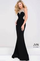 Jovani - Jersey Embellished Neckline Prom Dress Jvn45253