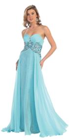 May Queen - Shimmering Ruched Sweetheart A-line Gown Rq7131
