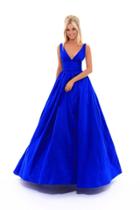 Tarik Ediz - 50283 Sleeveless Deep V-neck Ballgown