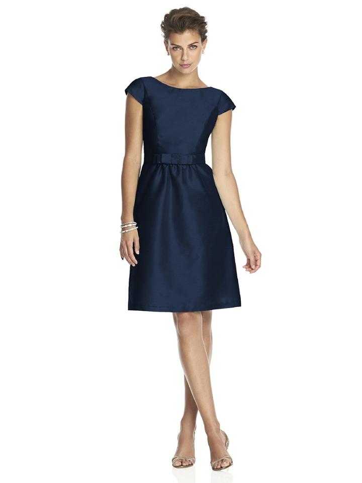 Alfred Sung - D568 Bridesmaid Dress In Midnight