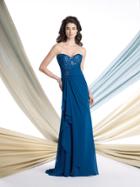 Montage By Mon Cheri - 213970 Long Dress In Royal Blue