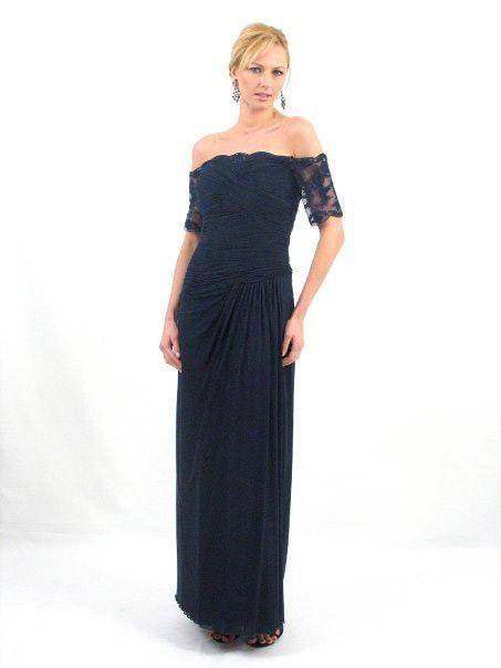 Daymor Couture - Ruched Off Shoulder Evening Dress 1017
