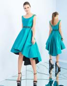 Ieena For Mac Duggal - 25012i Sleeveless Scoop High Low Dress