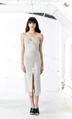 Again Collection - Winston Strapless Dress In White