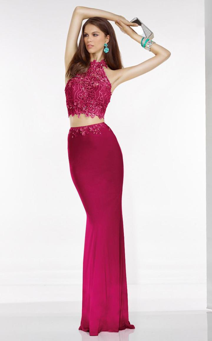 Alyce Paris - 6520 Two Piece Jersey Sheath Dress