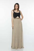 Milano Formals - E2366 Sleeveless Scoop Cutout Net A-line Dress
