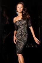 Scala - 48640ml Dress In Black Nude