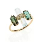 Margaret Elizabeth - 14k Gold Tourmaline And Diamond Ring