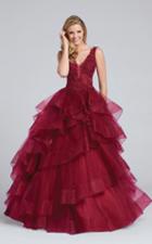 Ellie Wilde - Ew117081 Embellished V-neck Ballgown