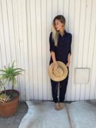 Tysa - Yes We Can Jumpsuit In Navy