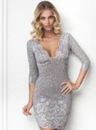 Baccio Couture - Bruna Painted Short Dress