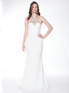 Colors Dress - 1723 Pure Decadence Halter Evening Dress