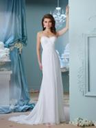 Enchanting By Mon Cheri - 216162 Strapless Beaded Lace Chiffon Dress