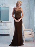 Christina Wu Elegance - 17766 Sleeveless Illusion Neckline Gown