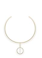 Bonheur Jewelry - Elle Gold Drop Choker