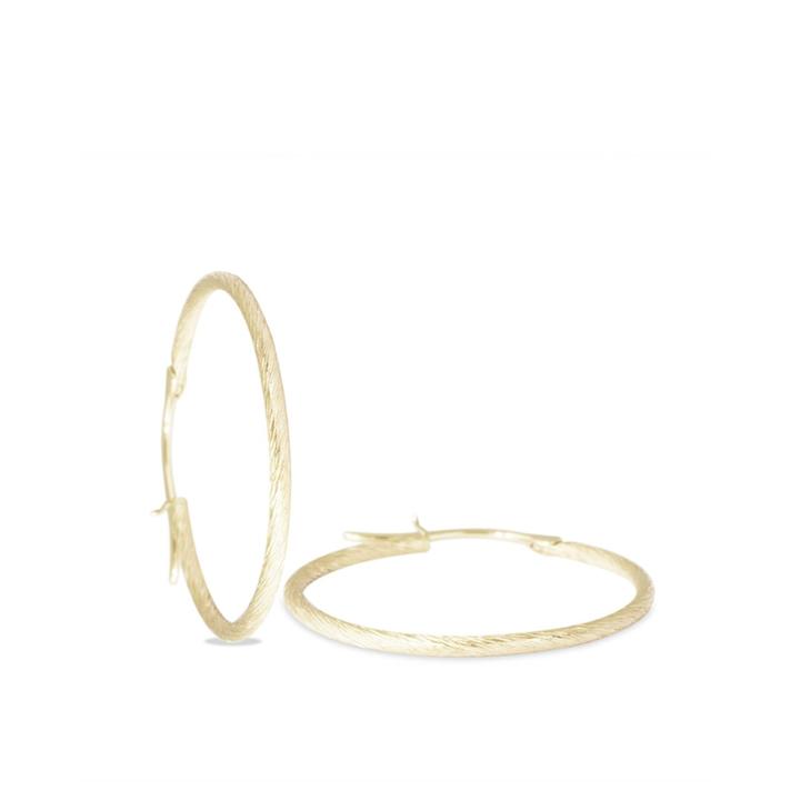 Nina Nguyen Jewelry - Medium 30mm Gold Hoops