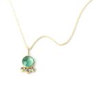 Nina Nguyen Jewelry - Fond Emerald Gold Necklace
