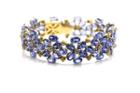 Tresor Collection - Tanzanite & Color Diamond Bracelet In 18kt Yellow Gold