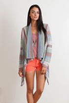 Goddis - Livie Wrap Sweater In Bali Sun