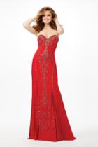 Jovani - Strapless Prom Dress In Beaded Embellishments Jvn33745