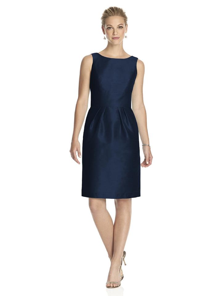 Alfred Sung - D522 Bridesmaid Dress In Midnight