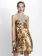 Baccio Couture - Rocio - 3177 Silk Short Dress
