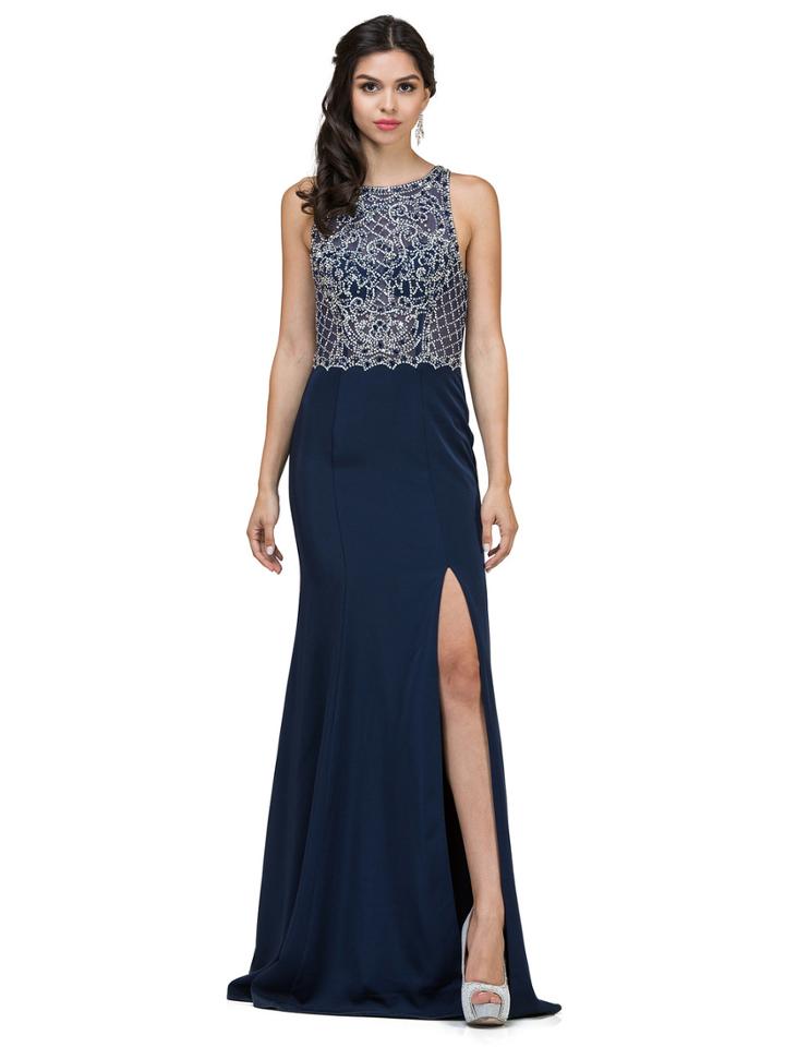 Dancing Queen - 9964 Ornate Cutout Illusion Gown