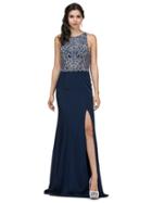 Dancing Queen - 9964 Ornate Cutout Illusion Gown