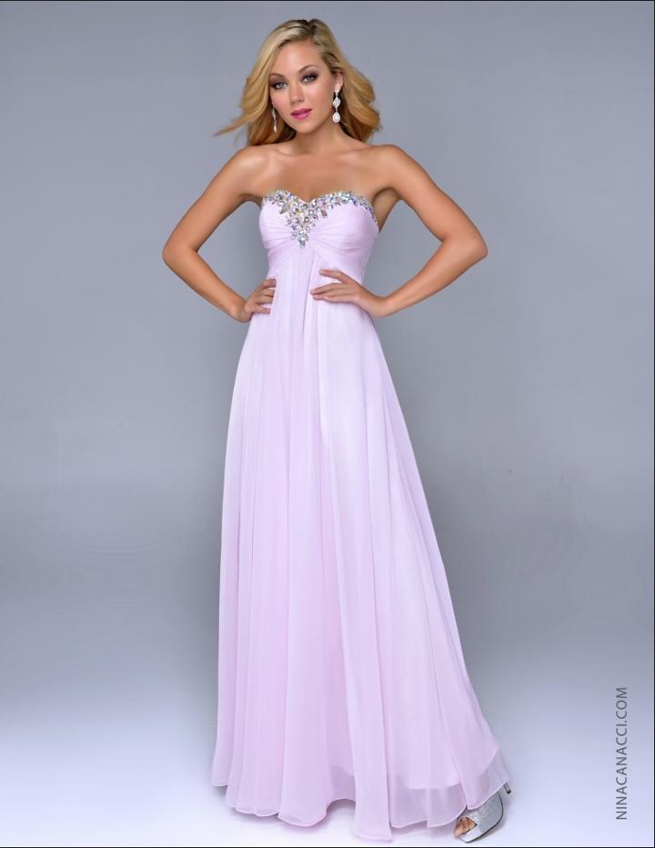 Nina Canacci - 4051 Dress In Baby Pink