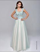 Nina Canacci - 8047 Dress In Mint/nude