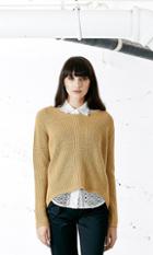 Again Collection - Gin Sweater In Brown