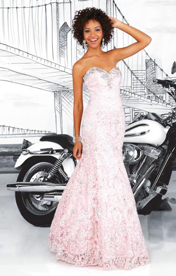 Tiffany Designs - 16043 Strapless Sweetheart Trumpet Gown