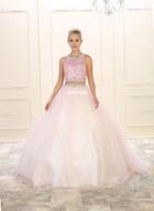 May Queen - Two Piece Bejeweled Ballgown