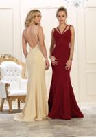 May Queen - Dual Banded Fitted Trumpet Dress
