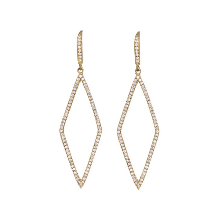 Rachael Ryen - Diamond Pave Drop Earrings