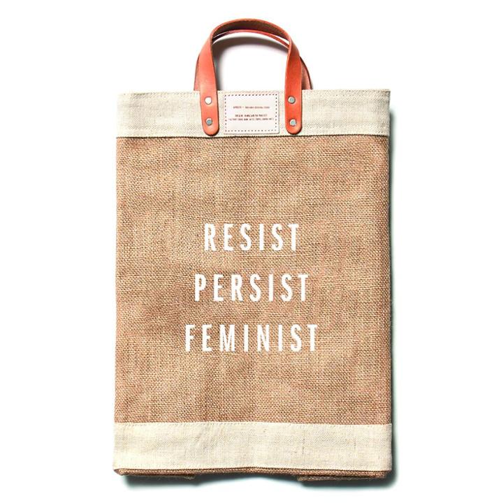 Margaret Elizabeth - Resist Persist Feminist Market Bag