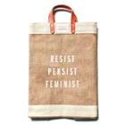 Margaret Elizabeth - Resist Persist Feminist Market Bag